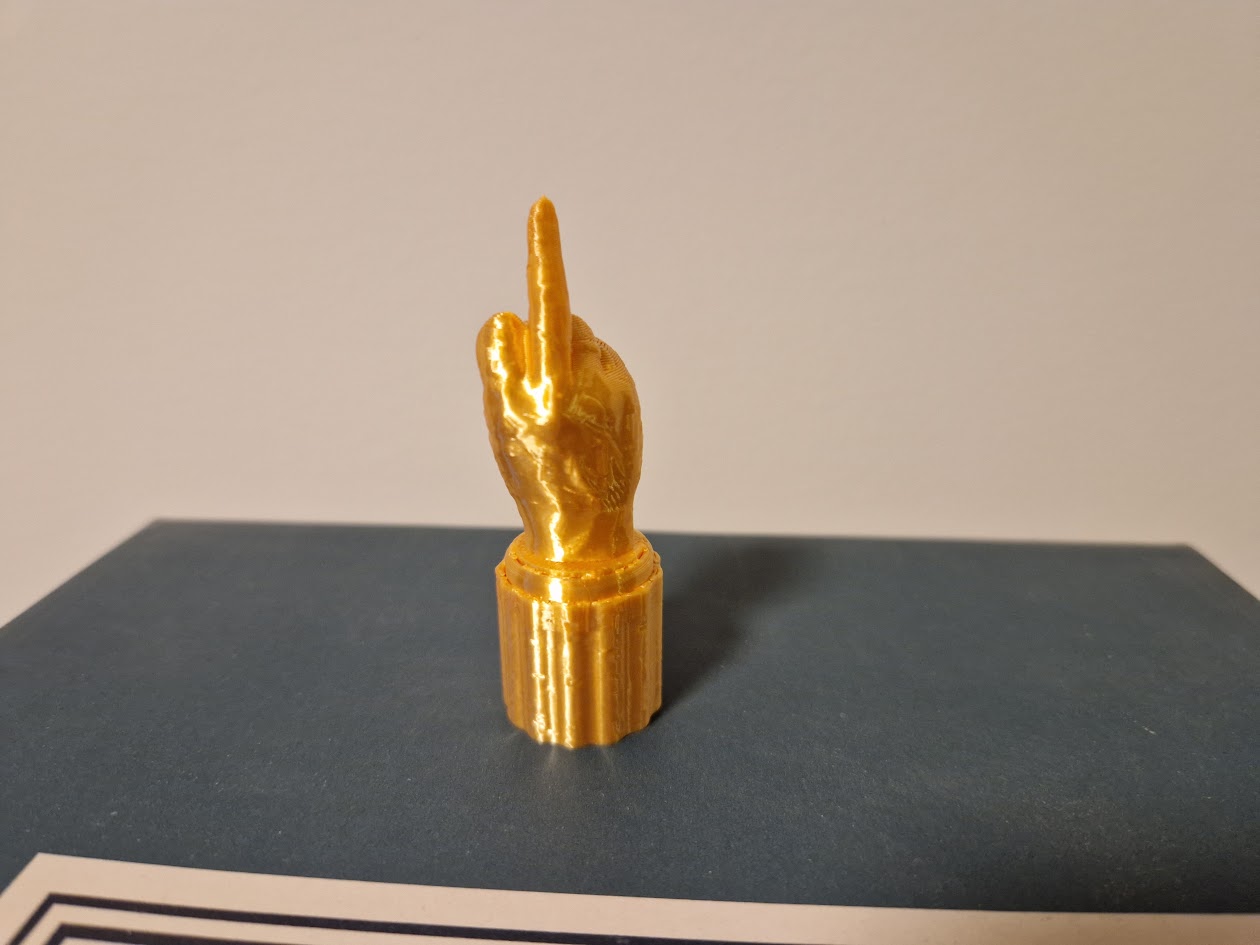 Flip off encoder knob