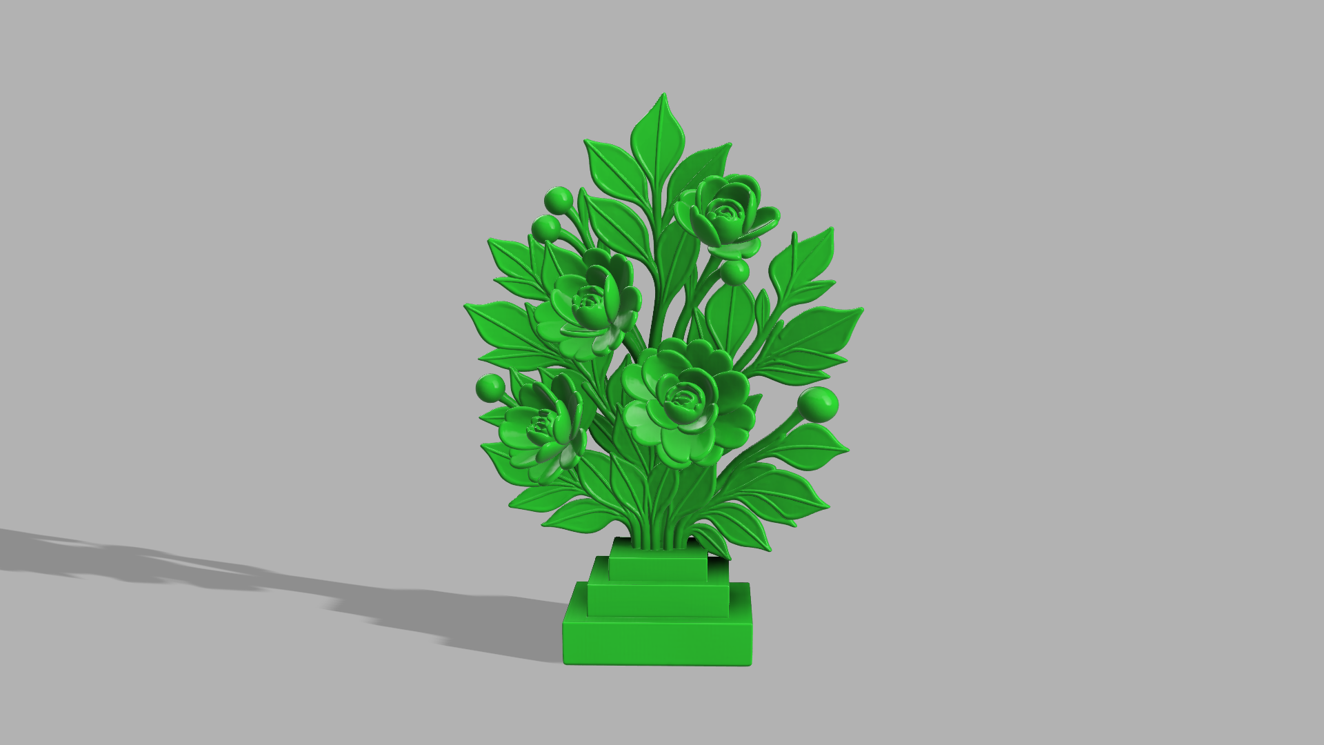 Floral Relief Sculpture