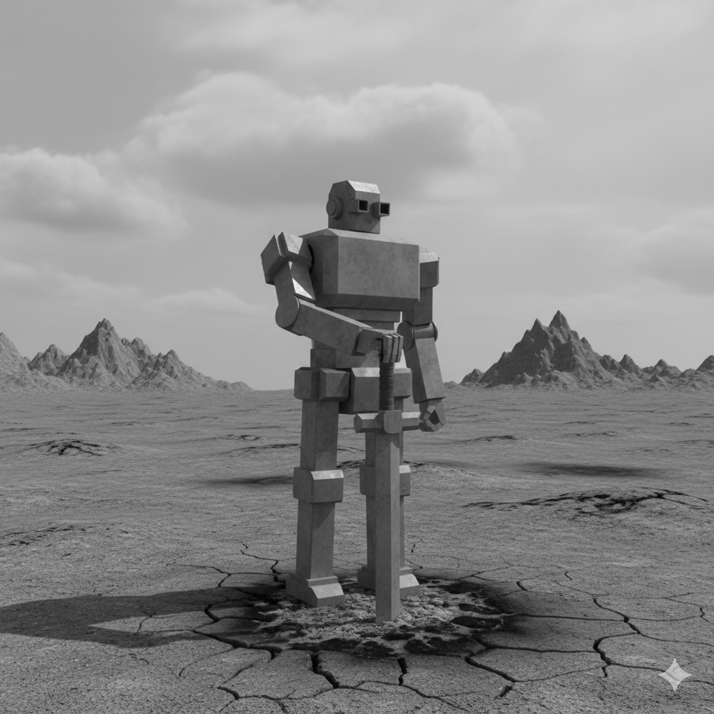 robot surrendering test