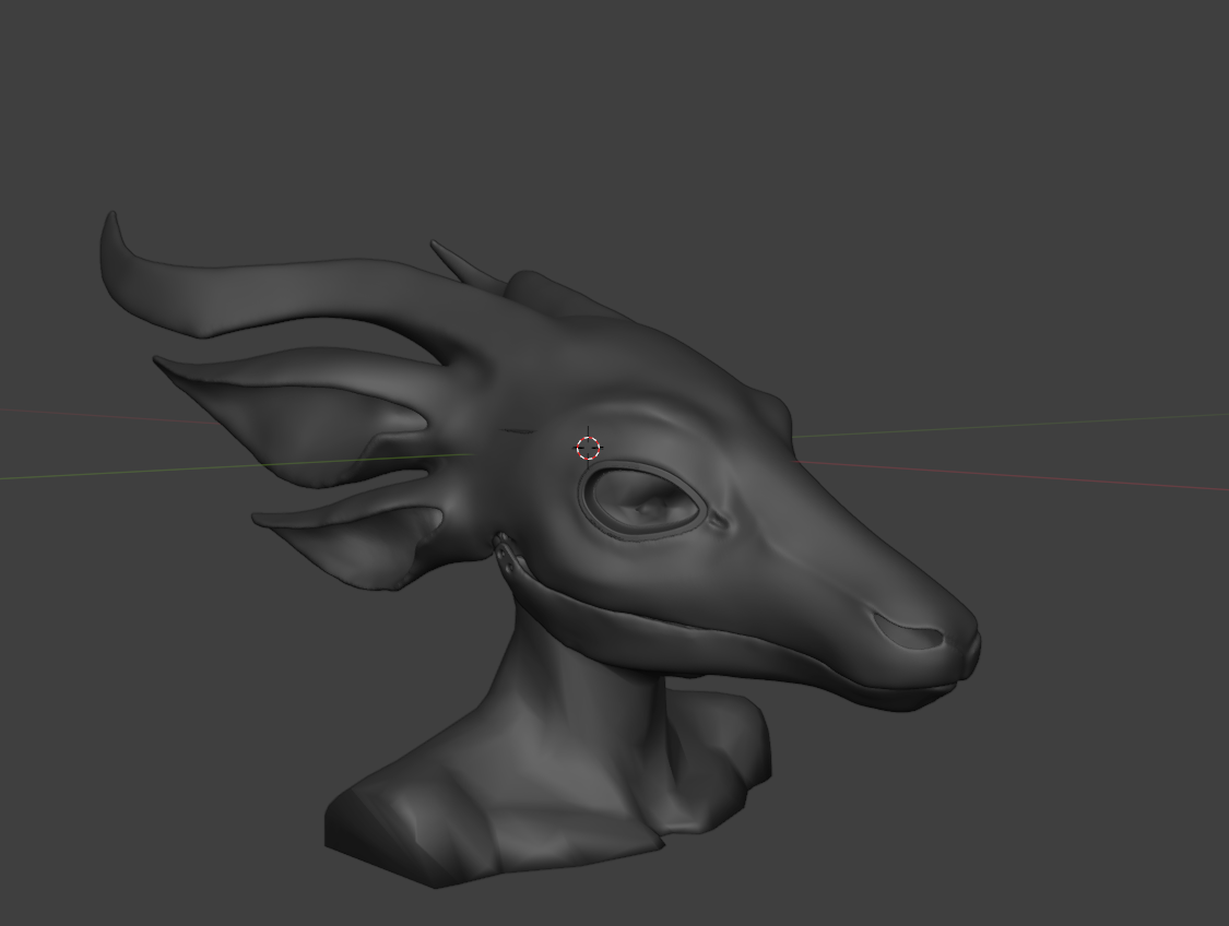 Nellafrin 2026 antelope fursuit head base