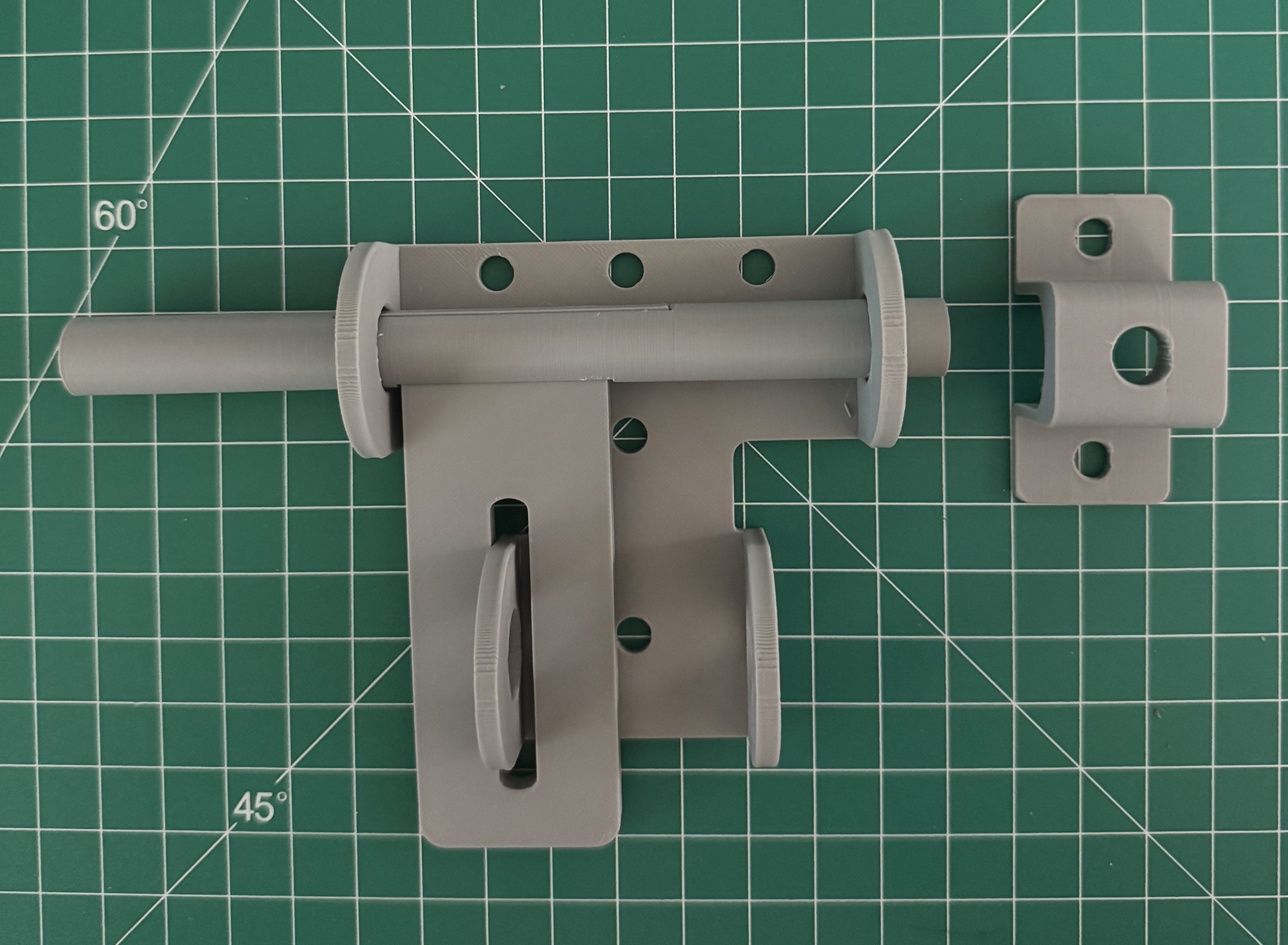 Miniatura 10 do modelo 3D Gate Latch Assembly (lockable)