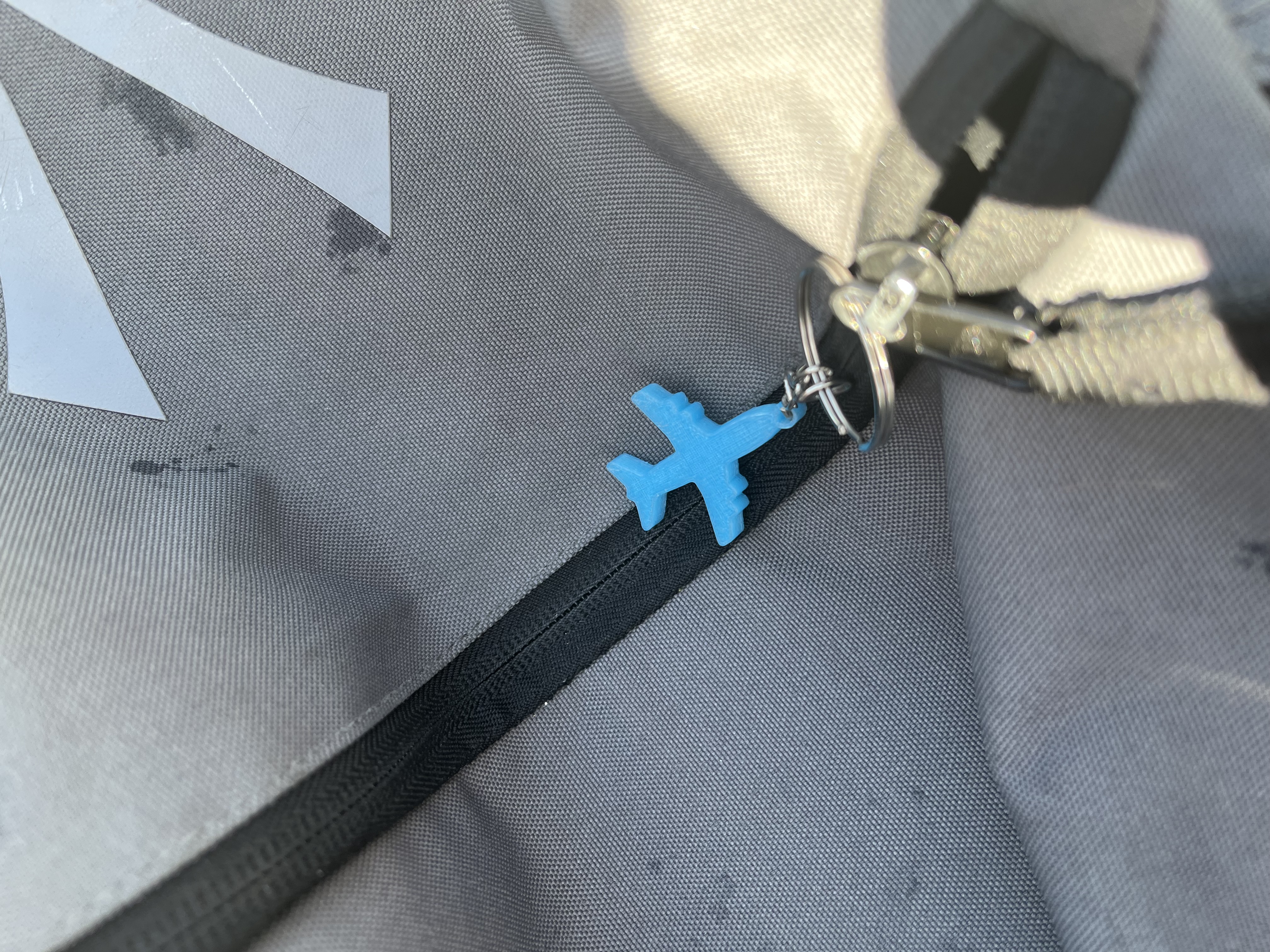 plane keychain