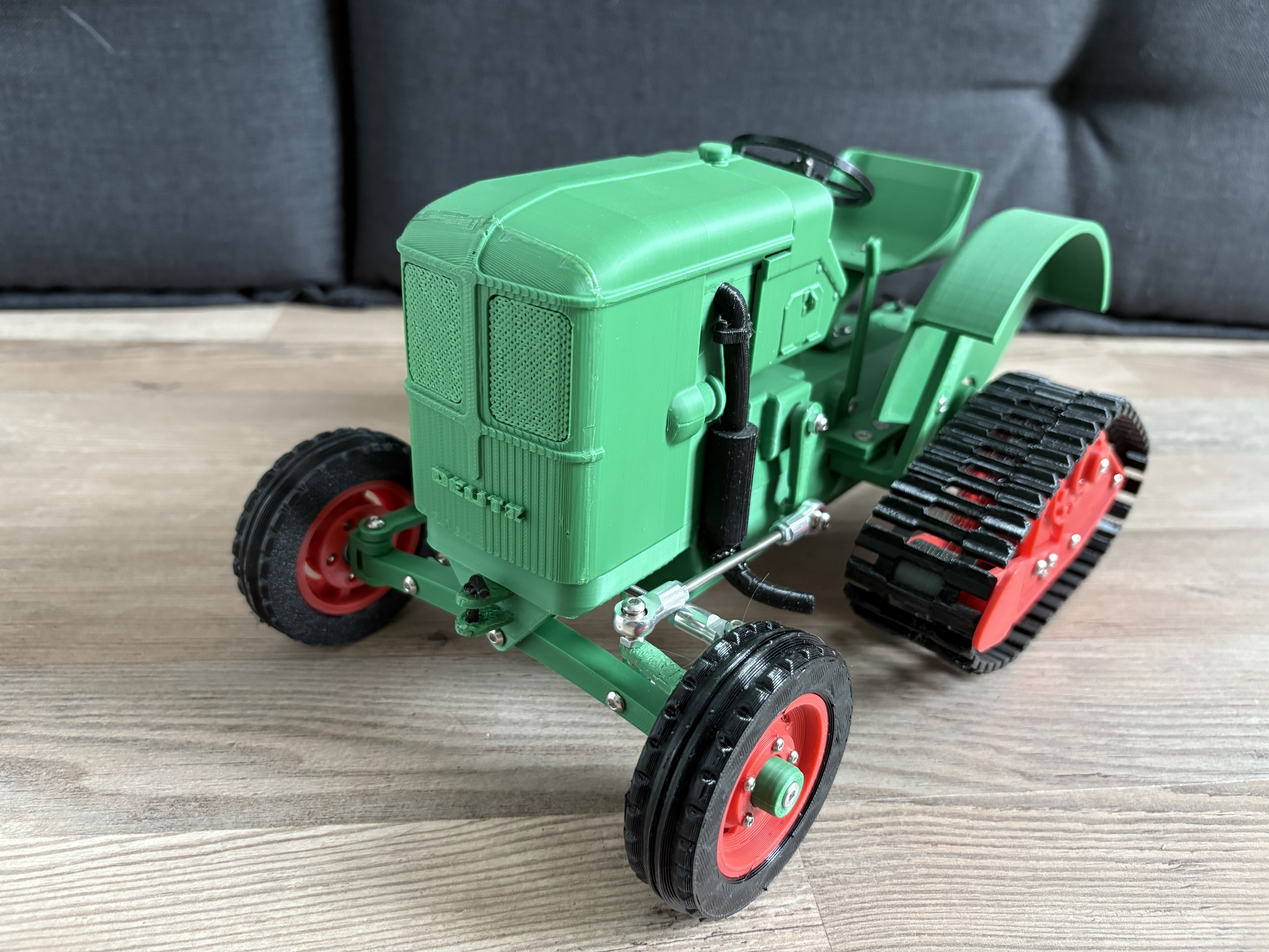 OpenRc Tractor Deutz F1L 514 Bj. 1951 3D model thumbnail