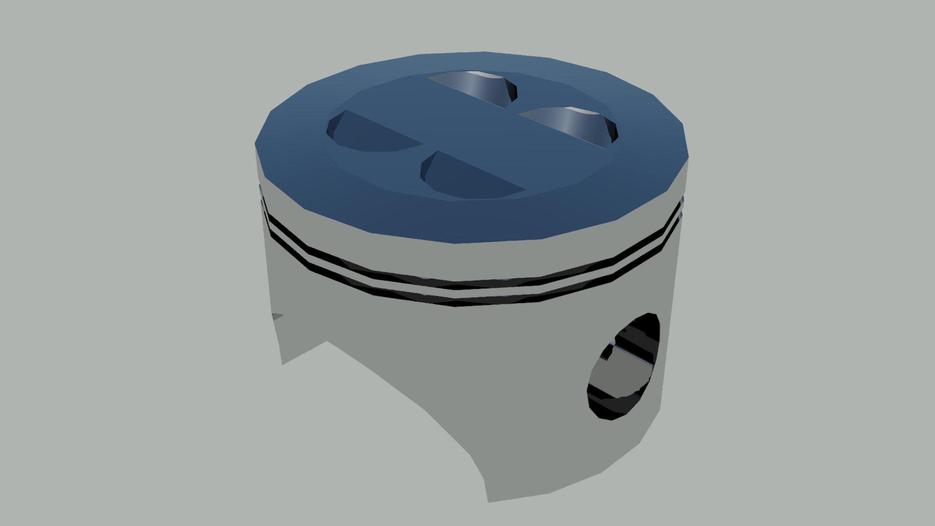 Miniatura 2 do modelo 3D PISTON KEYCHAIN