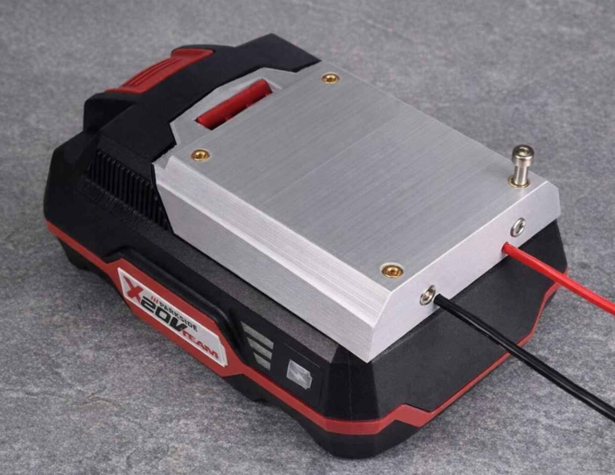 Parkside 20V battery adapter COVER with BUILDPLATE
