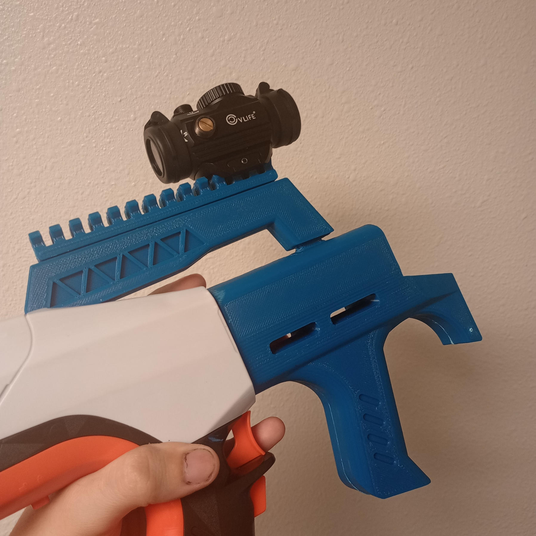 Nerf Pro "Micron" Sender Picatinny rail