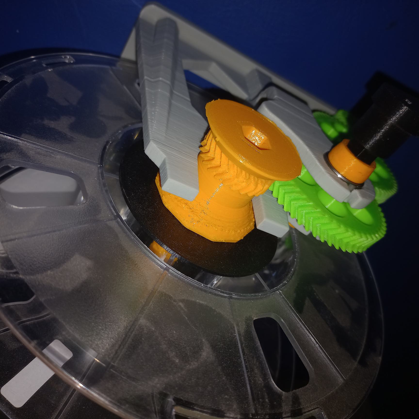 Improved "Winder Spool Holder Axle" for Filament Spool Switcher and Winder