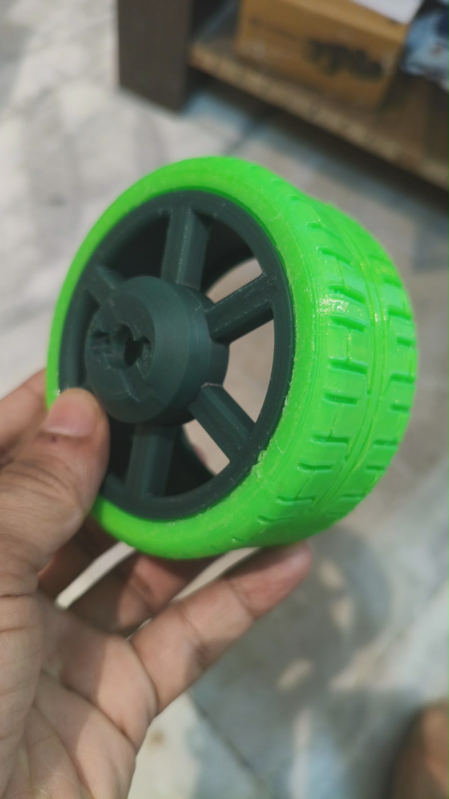 3d Printed Tyres Stl file for mar Rover