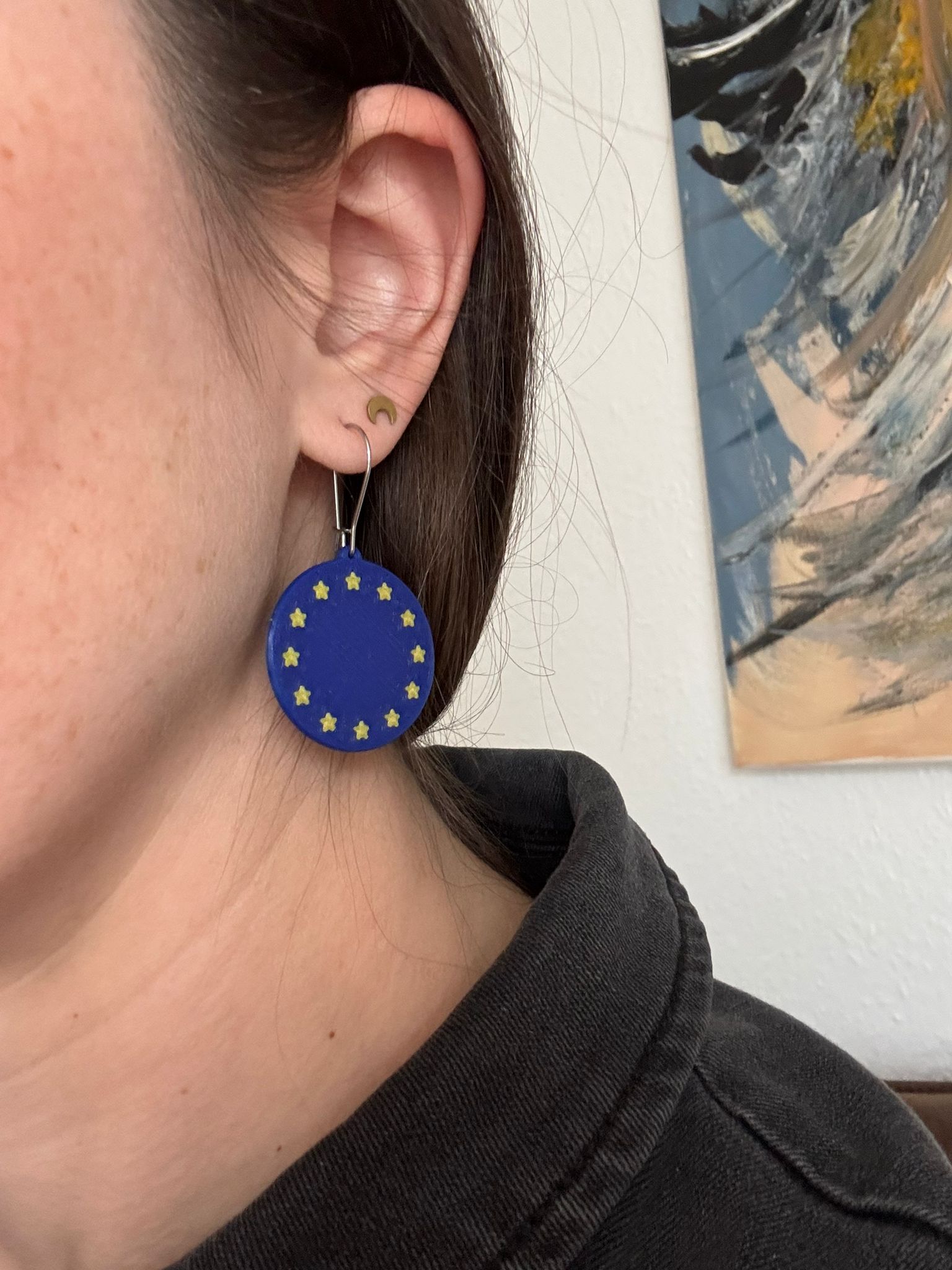 EU Earring - EU Ohrringe