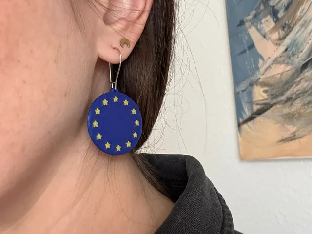 EU Earring - EU Ohrringe
