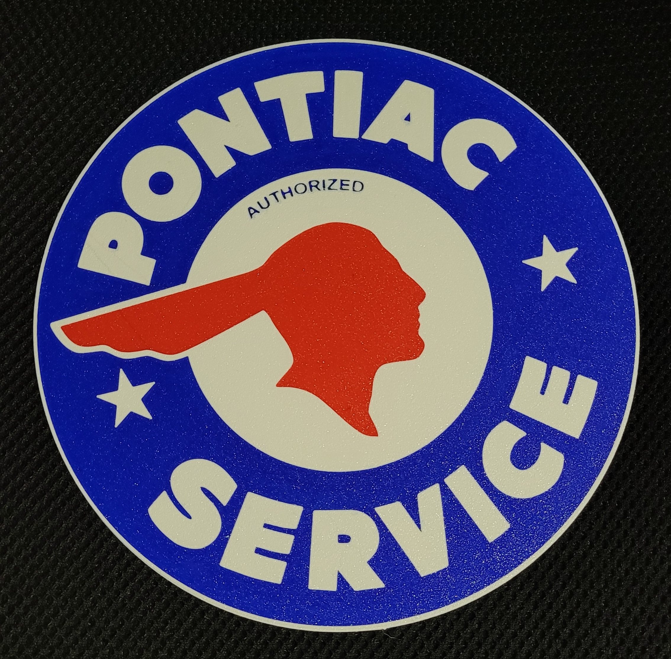 Vintage Pontiac Service Sign