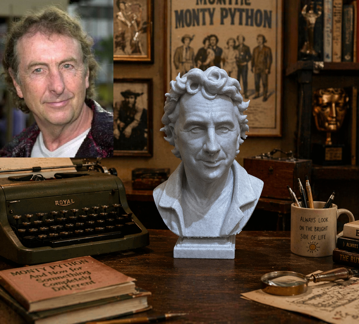 Eric Idle — Bust 3D model by Julien Mairy