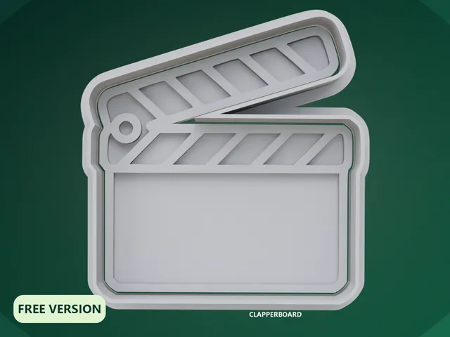 Cinema Cookie Cutter Kit STL – 3D Print Biscuit Mold Set