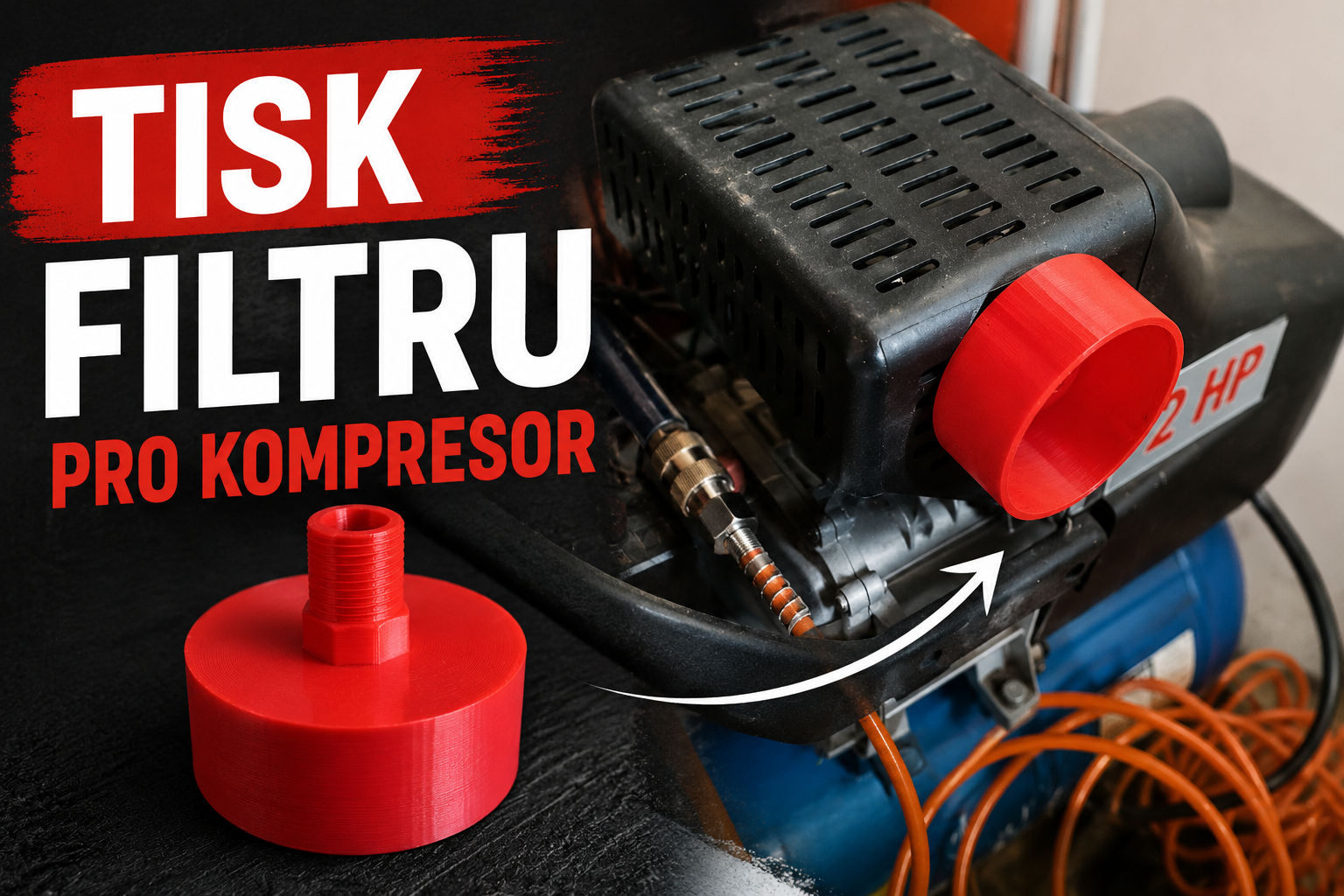 Scheppach HC24 compressor filter — miniatura 2