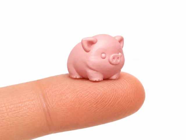 Mini Pig – Cute Tiny Piglet Figurine