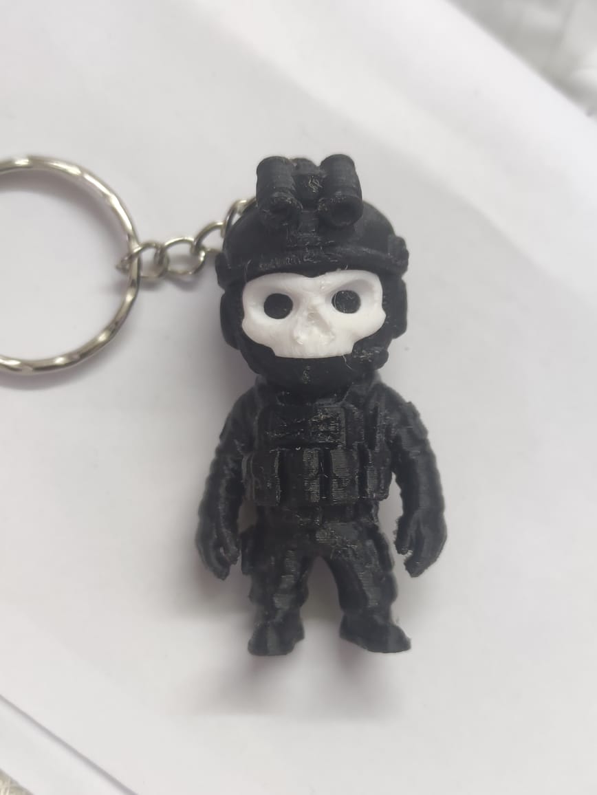 Miniatura 2 do modelo 3D GHOST keychain
