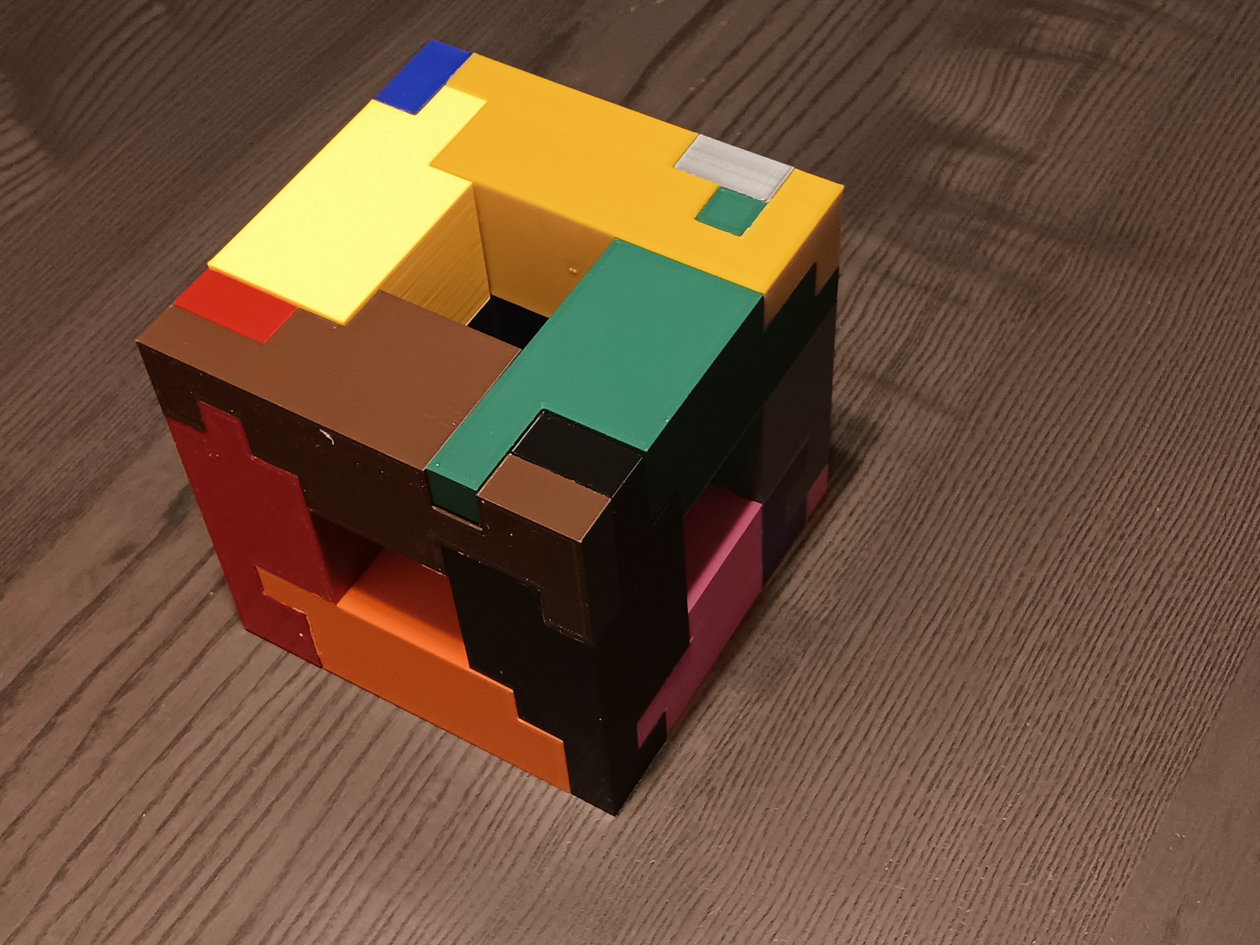 Twelve Part Interlocking Frame