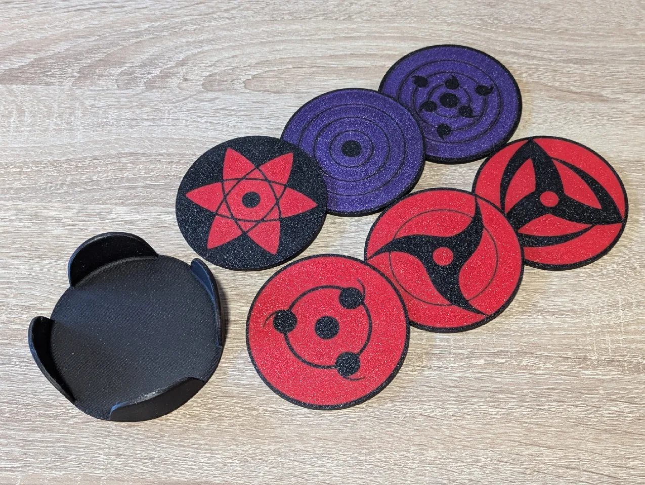 Naruto coasters by Nacho Romero | Download free STL model