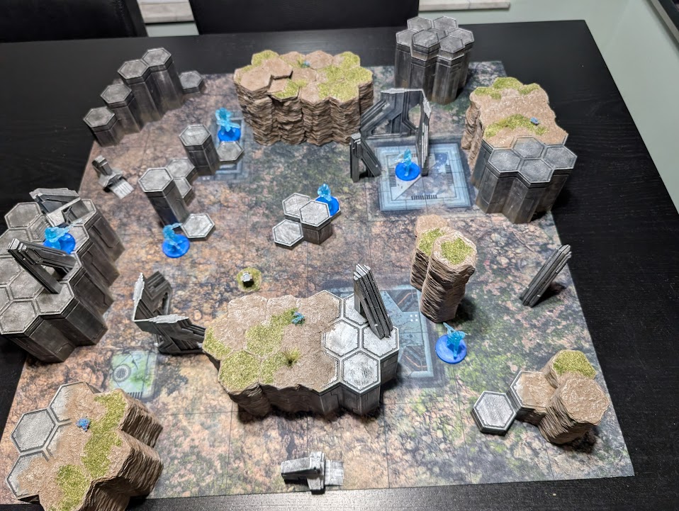 Semi-modular hex terrain for Ringworld Skirmish game