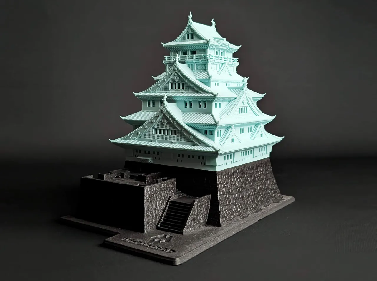 Osaka Castle - Japan by MiniWorld3D | Download STL model