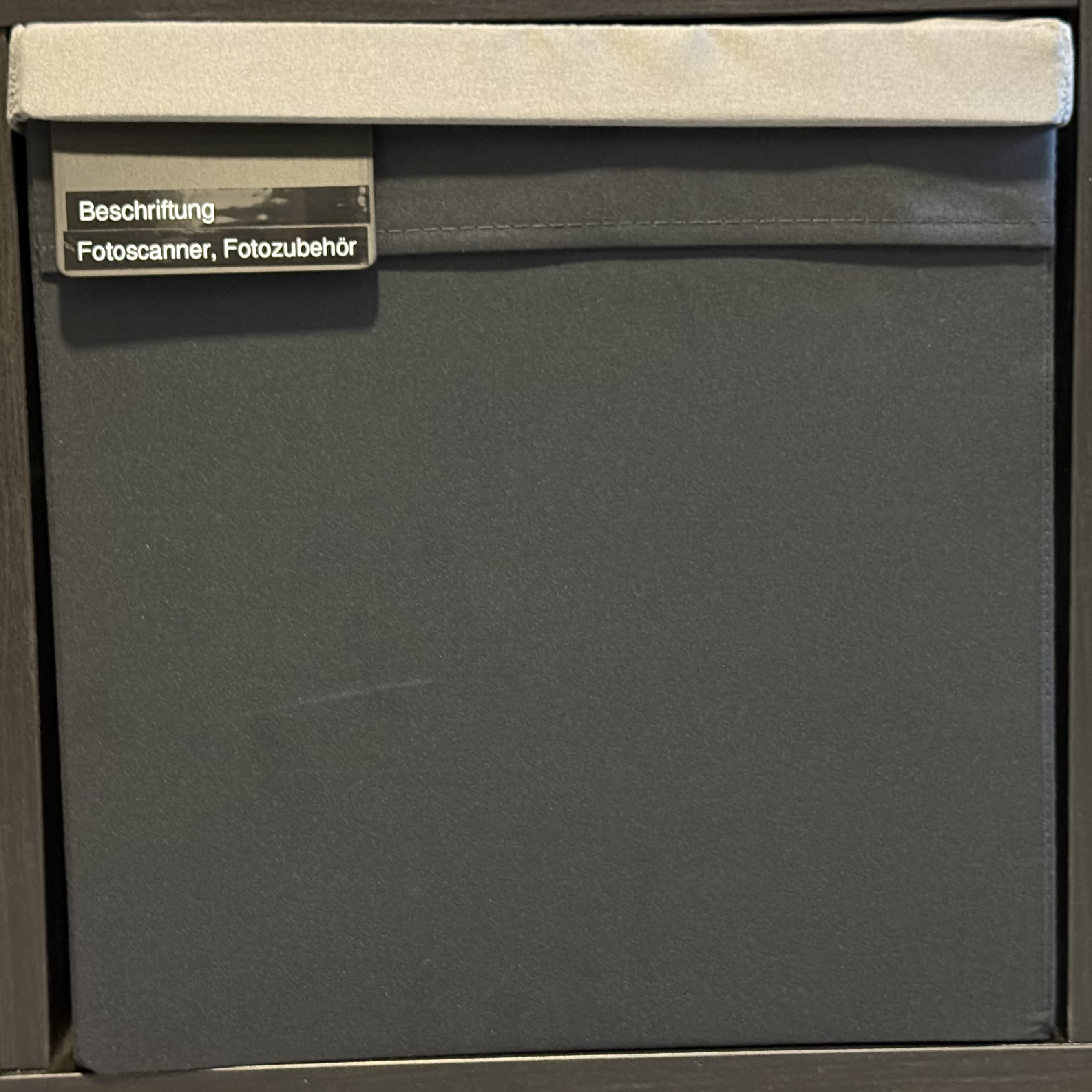 Label for  IKEA Dröna Boxen with Lids
