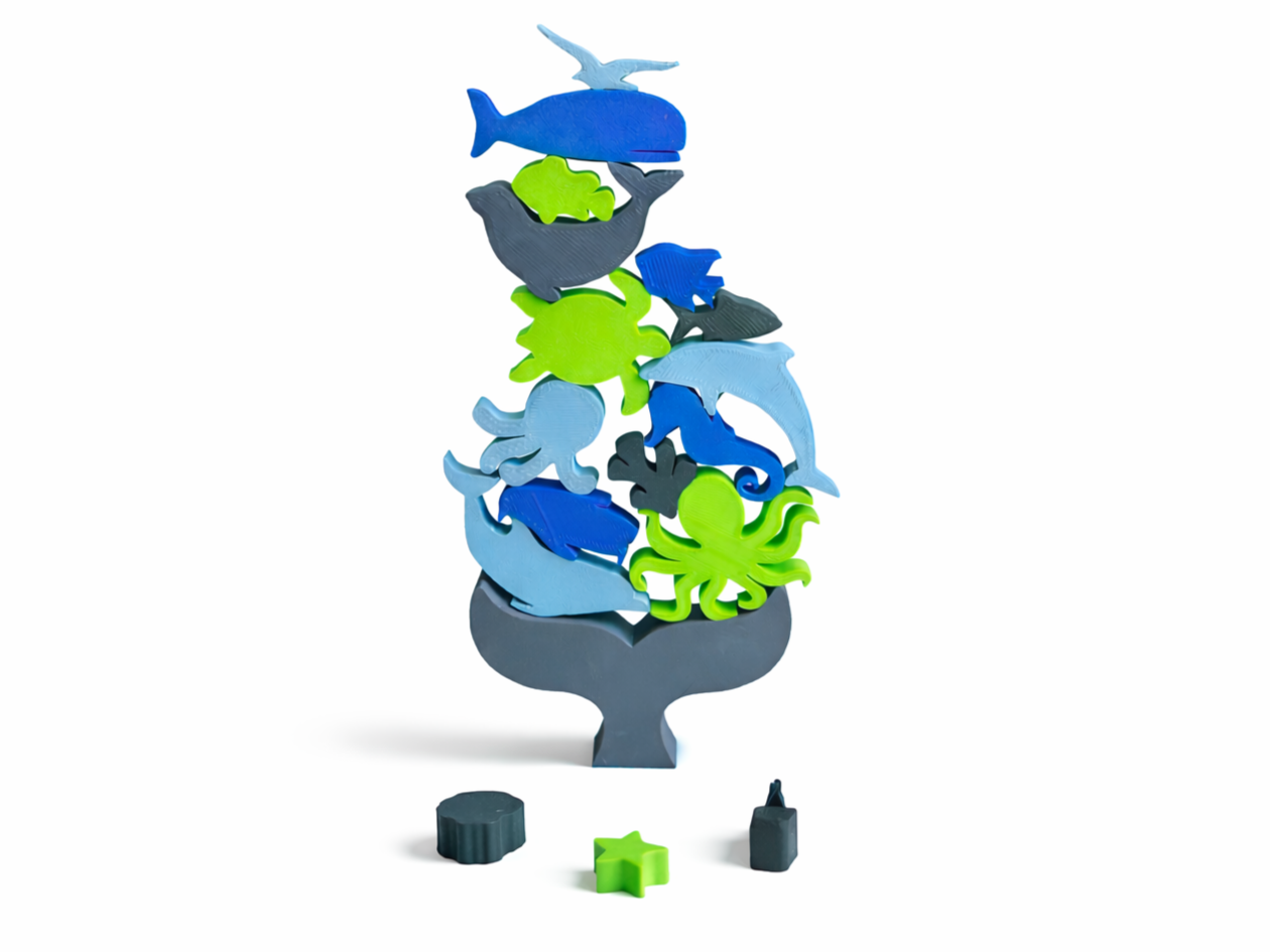 Ocean / Sea Animal Balancing & Stacking Game