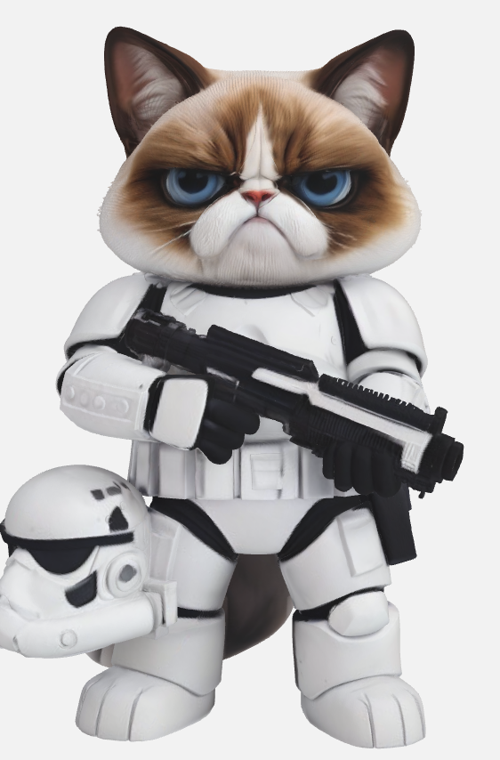 Grumpy cat Trooper