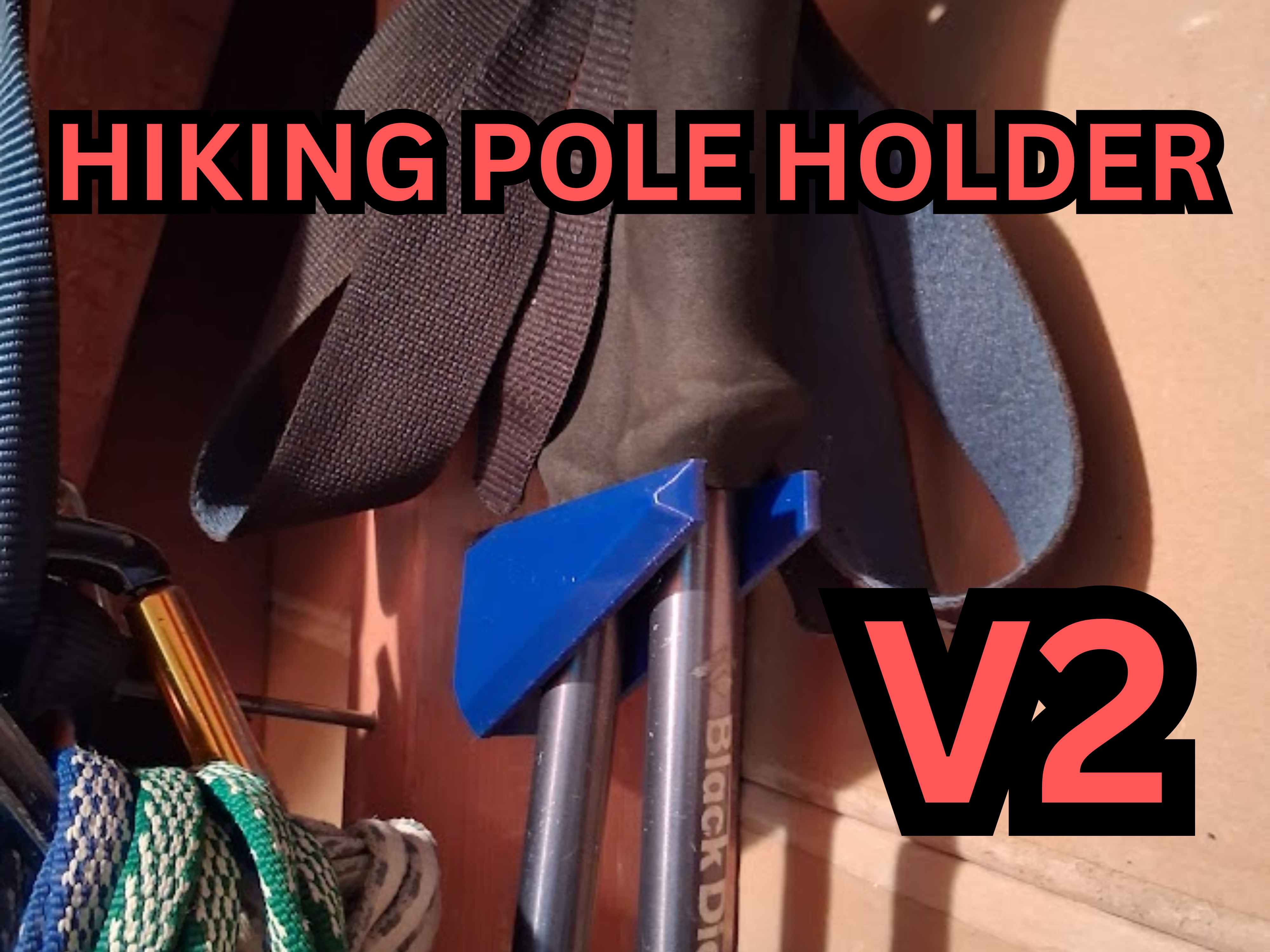 Hiking Pole Holder V2 - SELL IT!