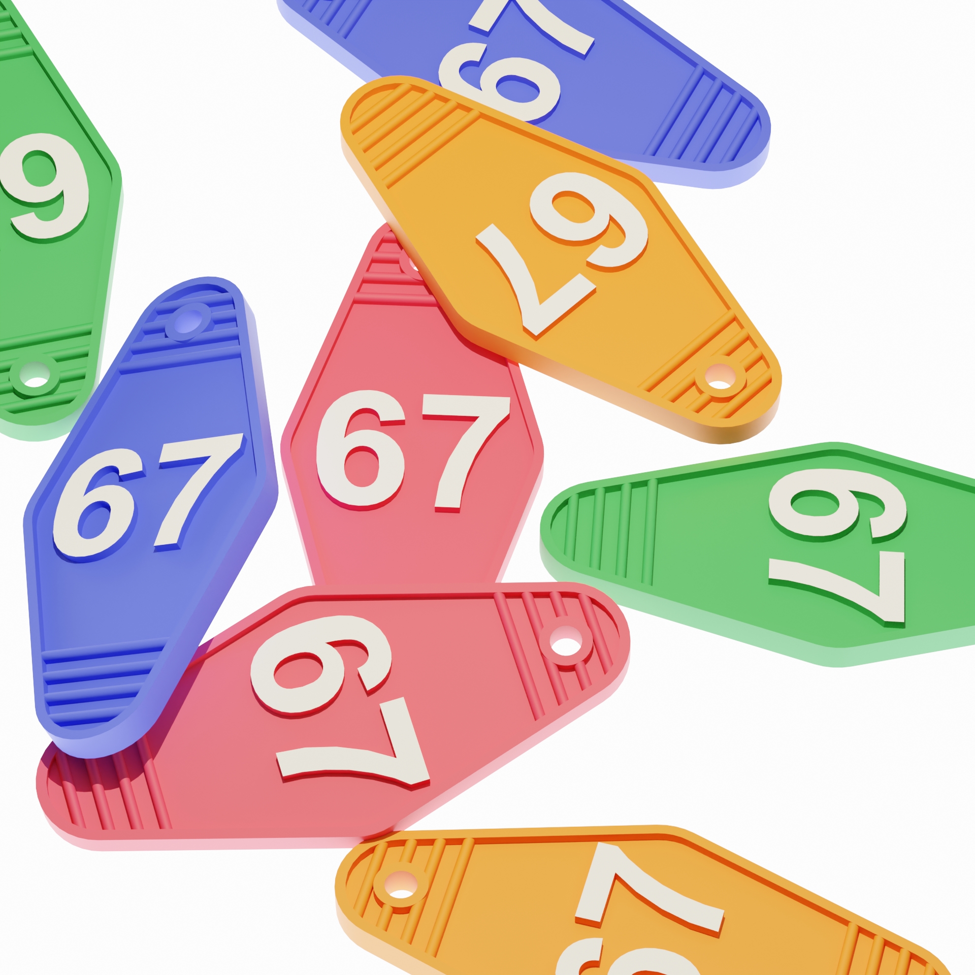 67 motel key fob