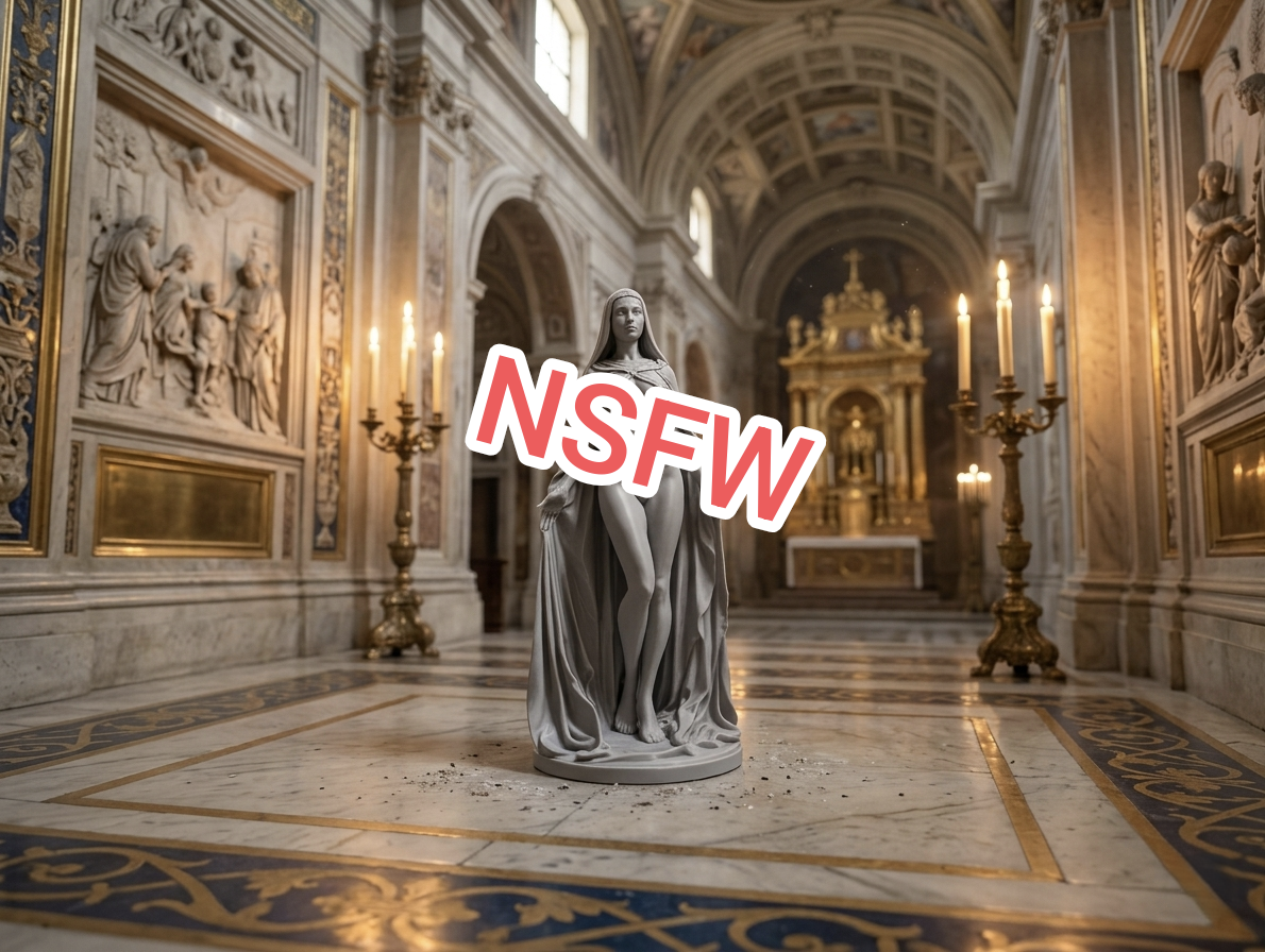 Nun Dark & Nude – Sexy Gothic Priestess