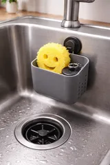 kitchen sink attachments holder