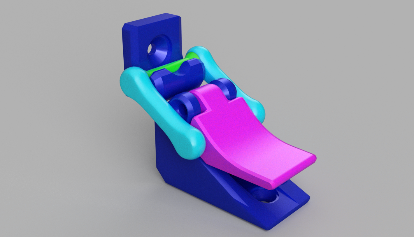 Over-Center Toggle for offset mounting