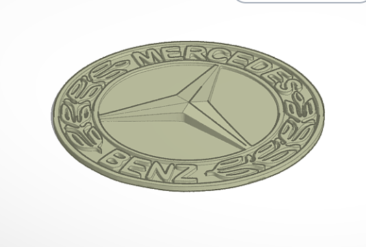Mercedes hub cap