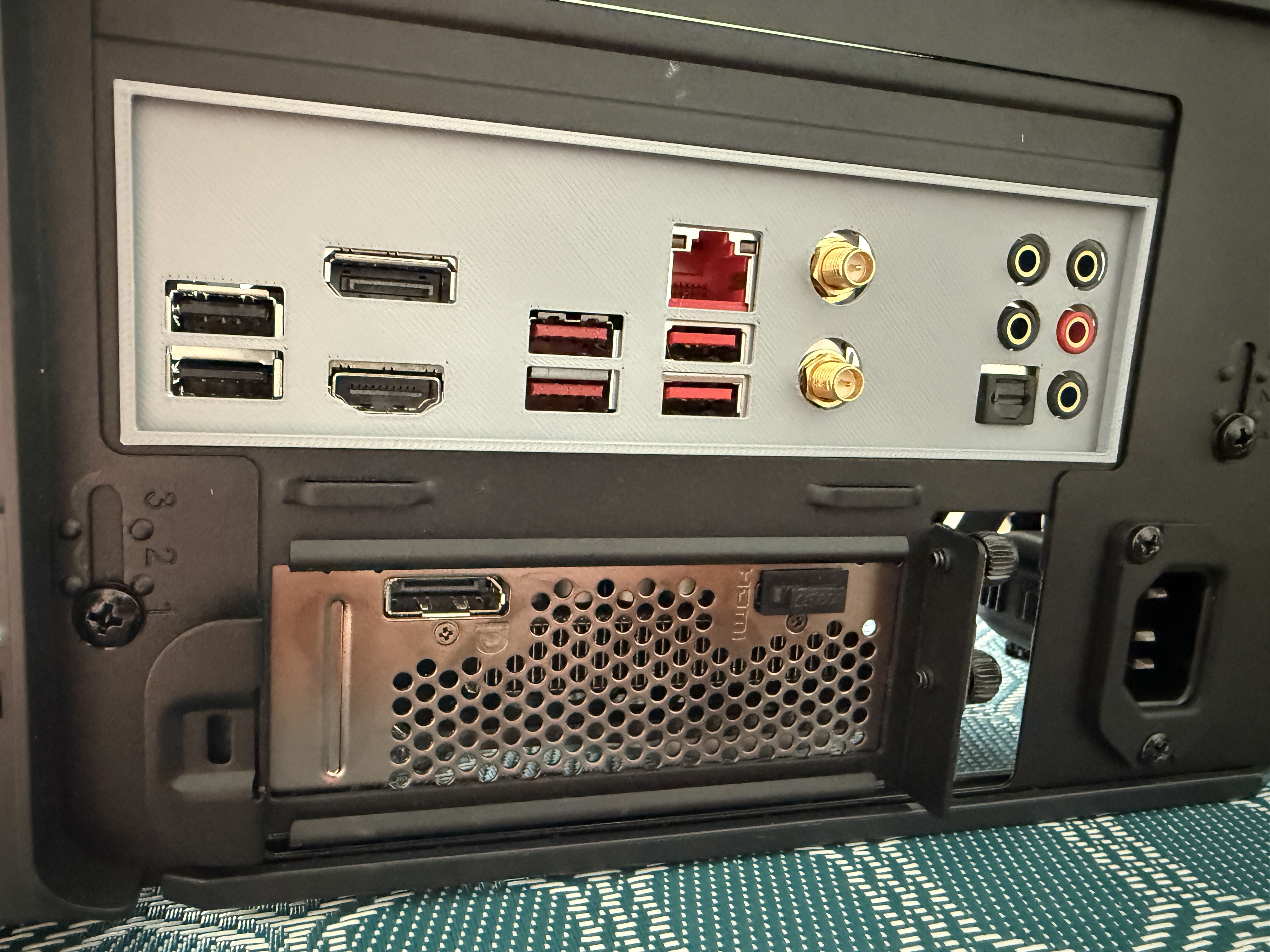 IO Shield for MSI MPG Z390I Gaming Edge AC