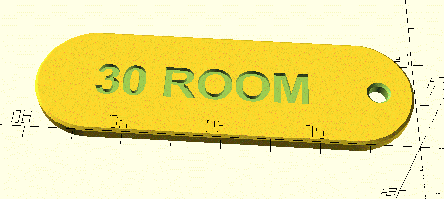 Universal Customizable Keychain / Room Tag - Dual Language (UKR/ENG)