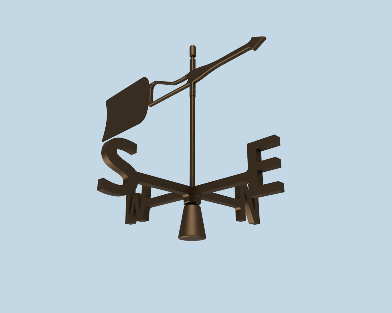 Miniatura 7 do modelo 3D Wind Vane
