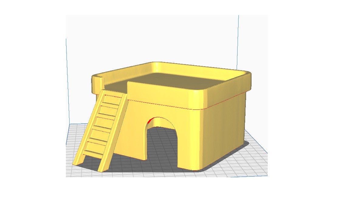 Hamster hide platform