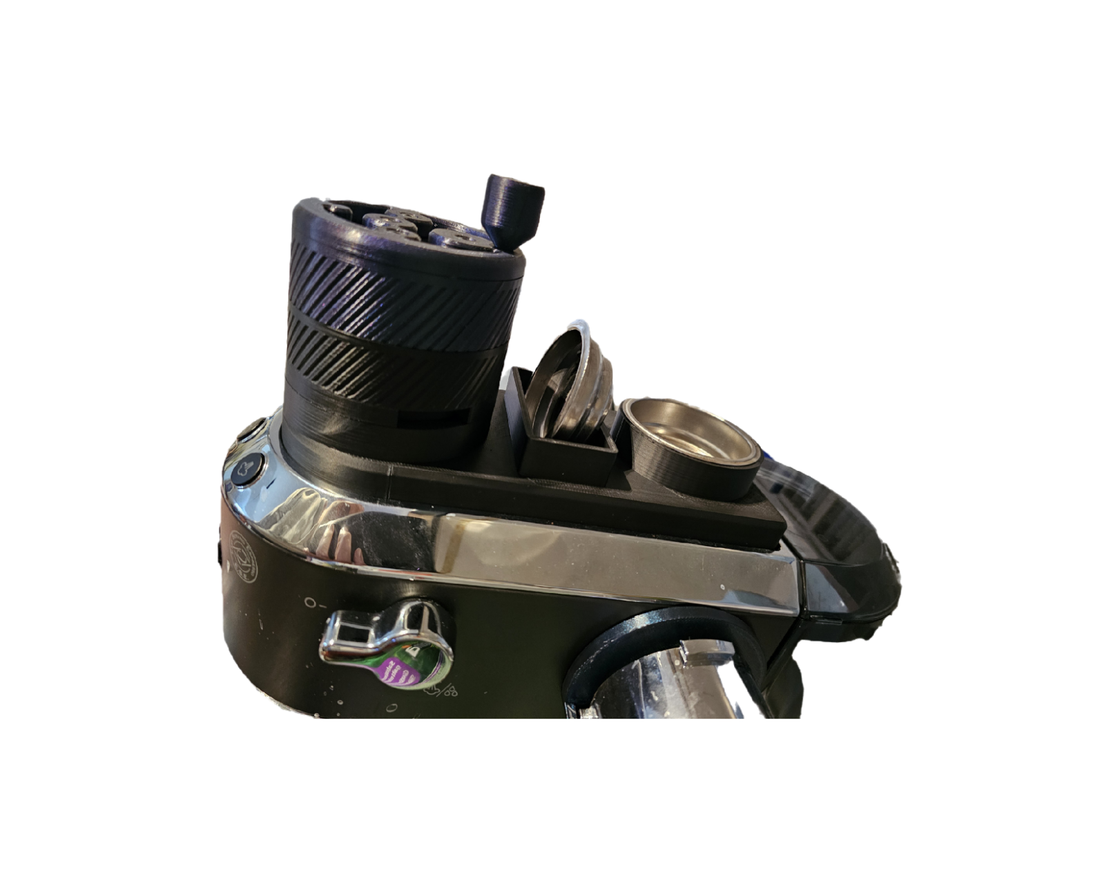 Accesorio superior EC685 porta filtros y grinder