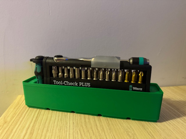 REMIX - Gridfinity Wera Tool-Check Plus - No Magnet Holes
