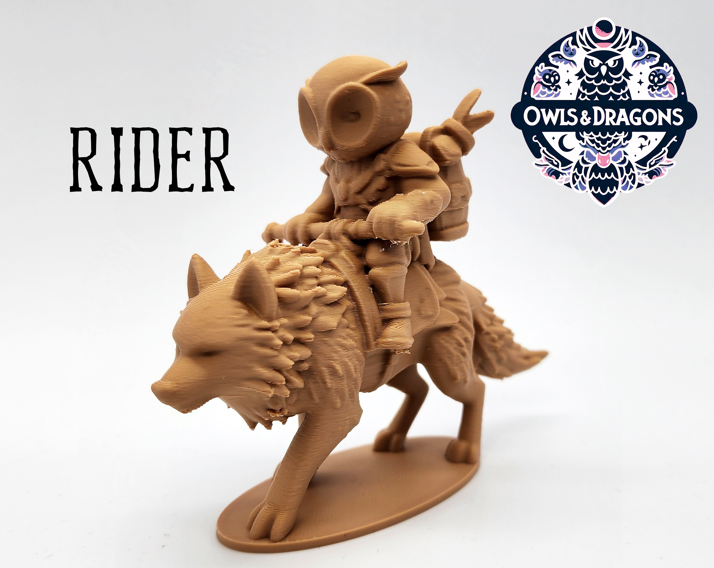 The Wolf Rider - Owls & Dragons
