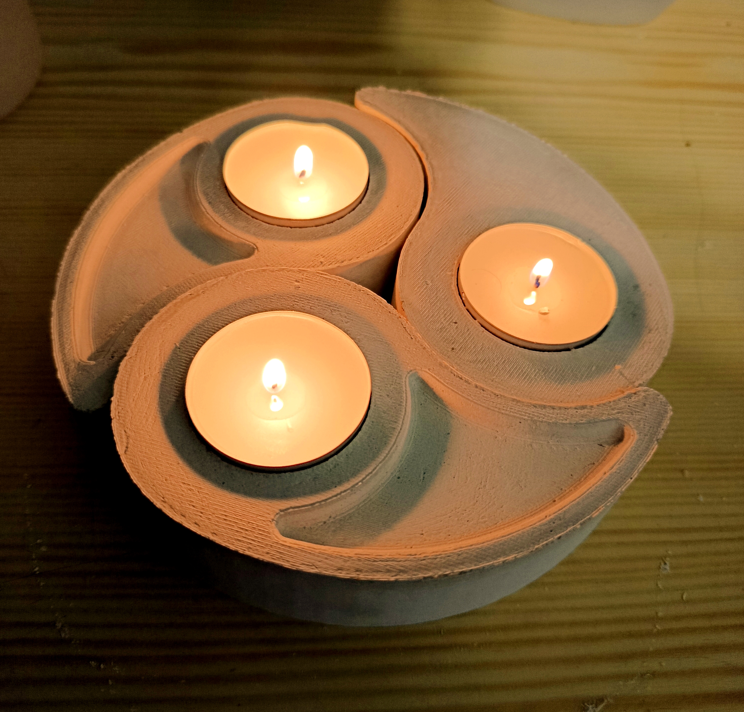 Concrete candlestick mold