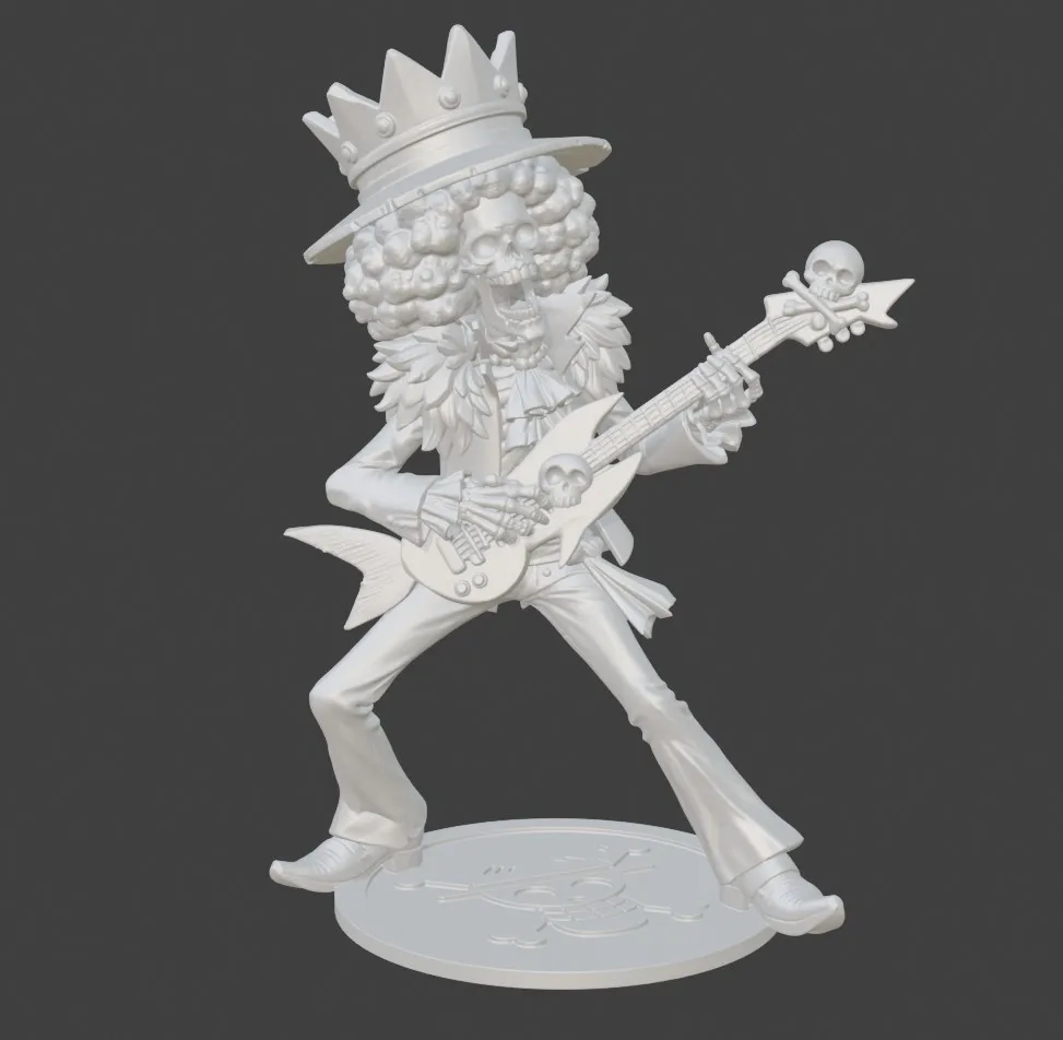 PUNK WORKSHOP Leverless S brook タイプD Brook (One Piece) by Edna Lab | Download free STL model