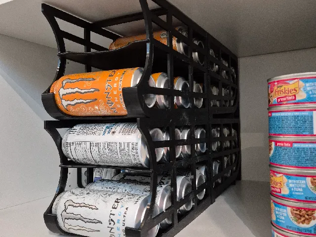 Stackable Monster Energy Drink Rack