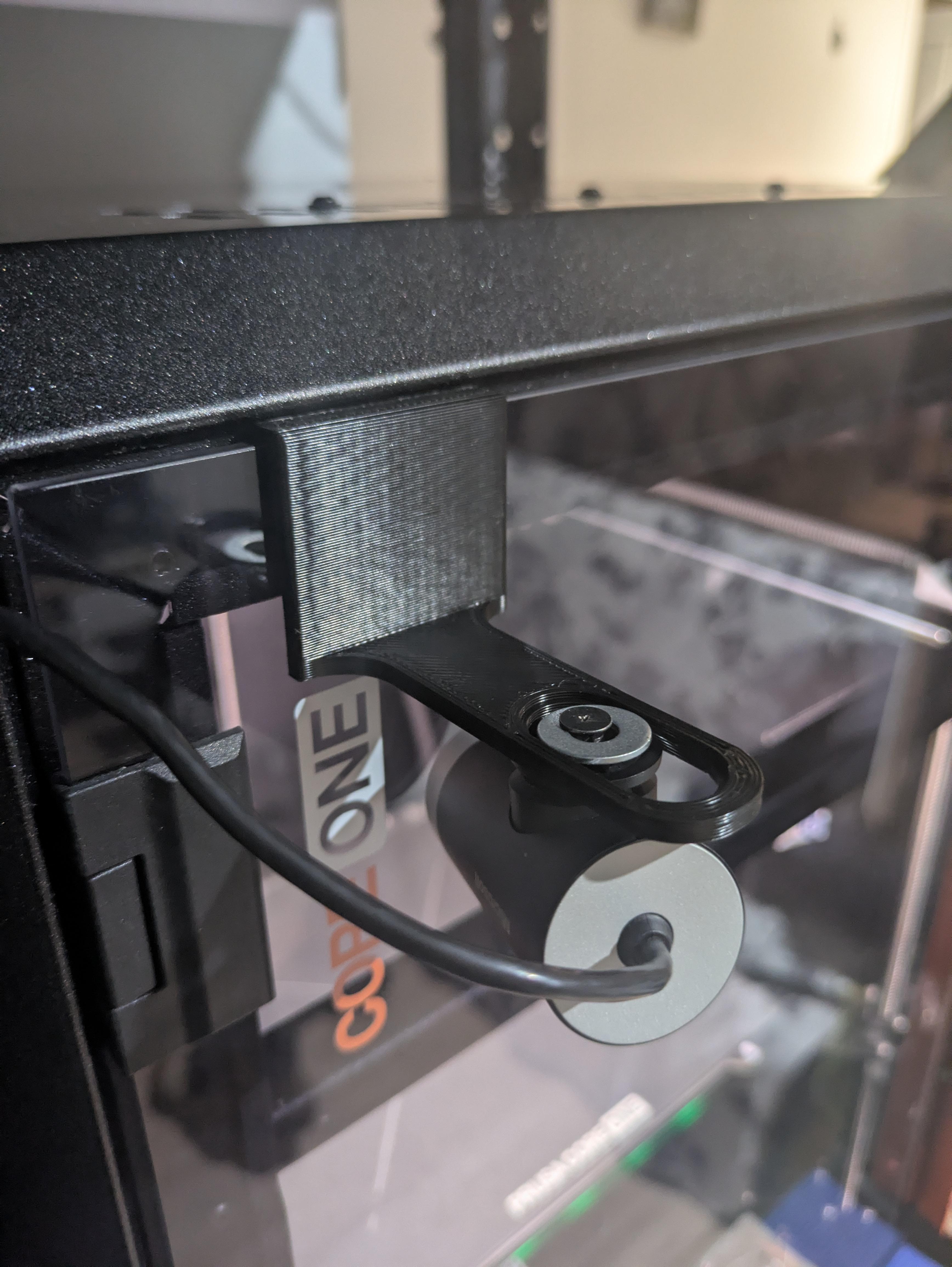 Core One door camera mount for Microsoft LifeCam Cinema