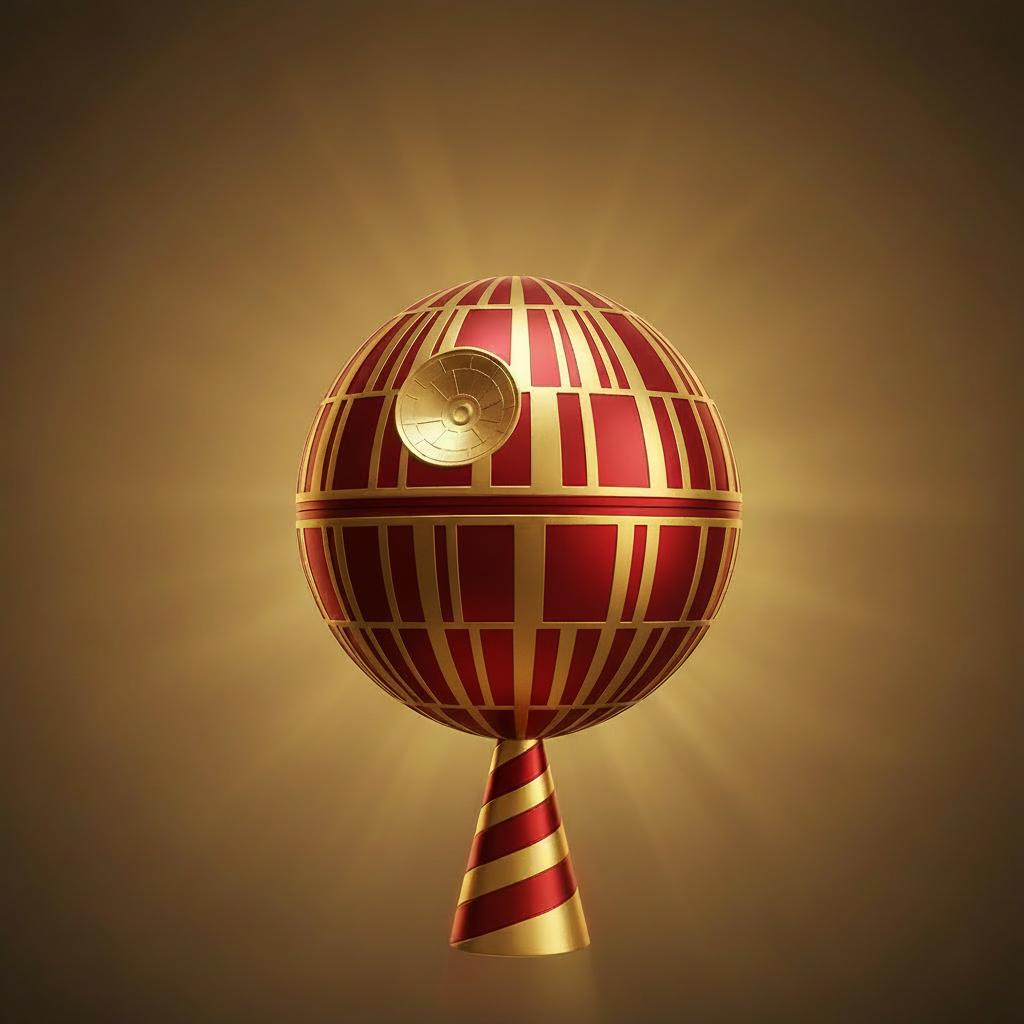 Death Star Christmas Tree Topper
