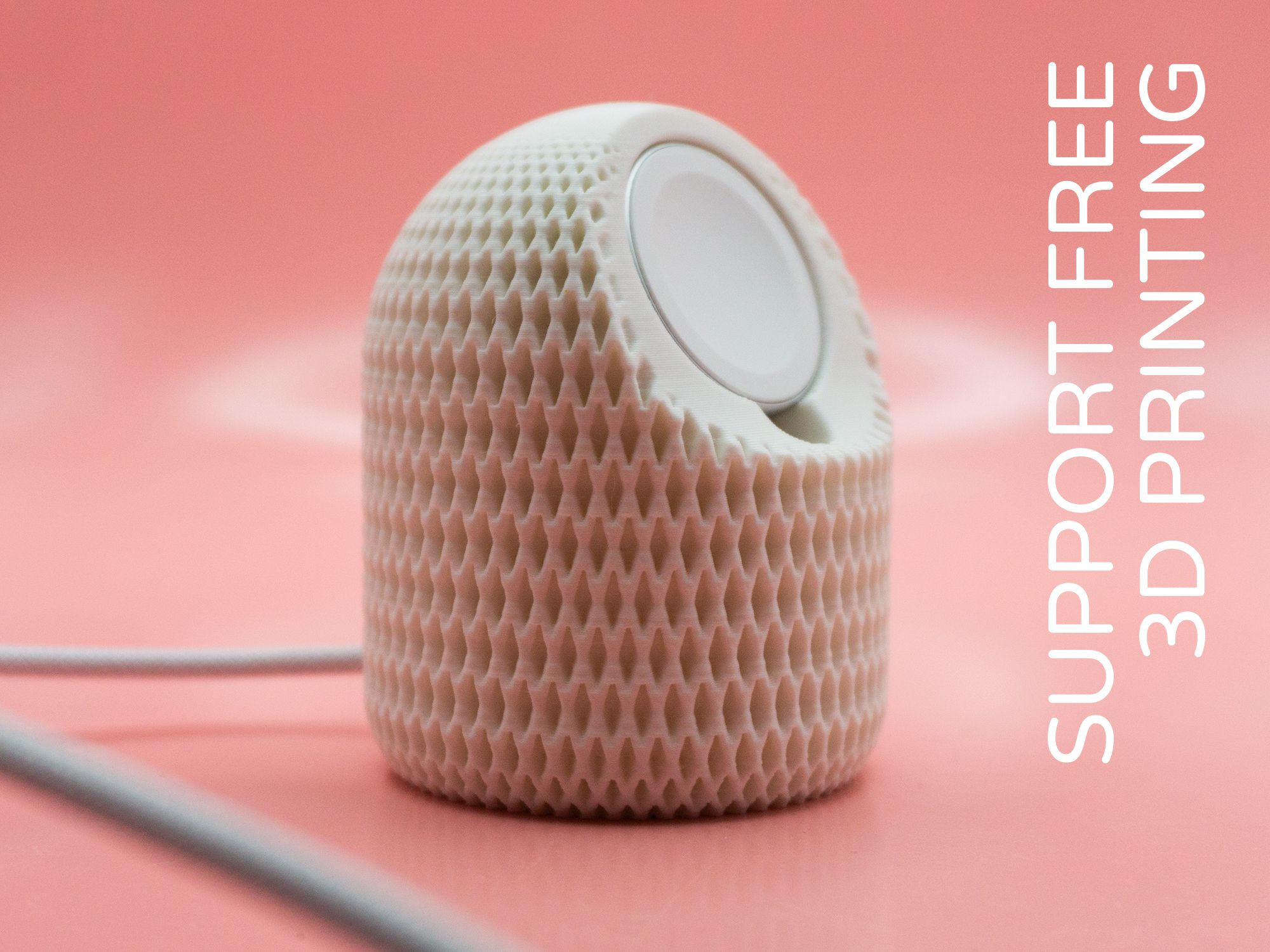 AppleWatch Charger Stand Lattice by Pork3D.com