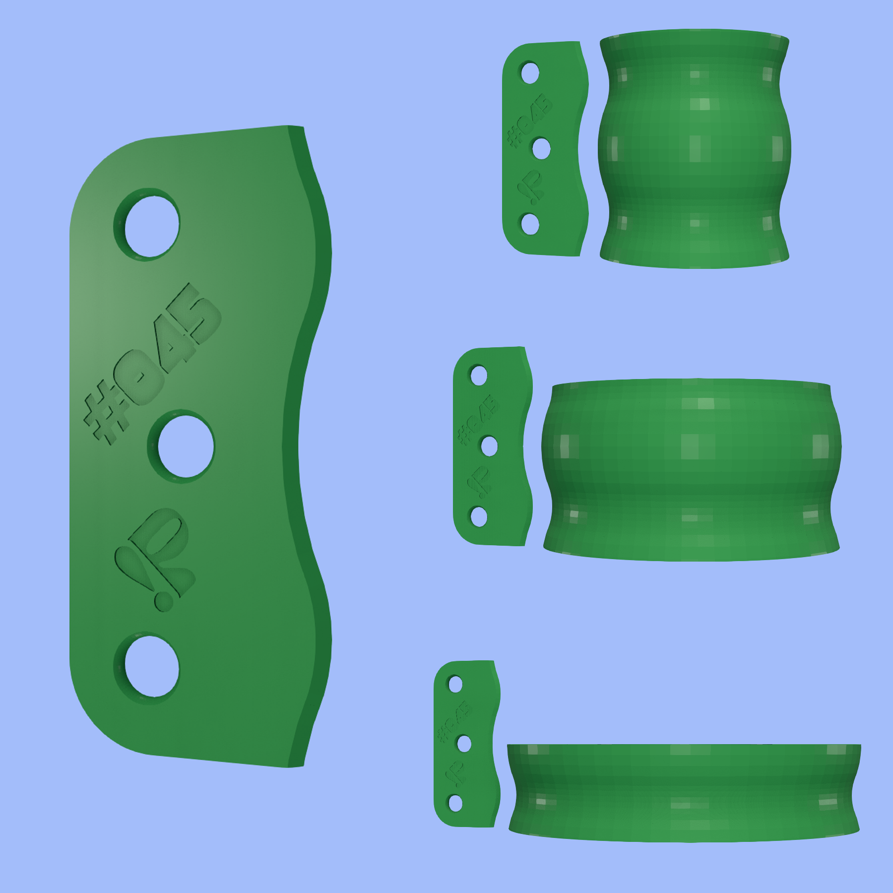 Pottery rib tool #045