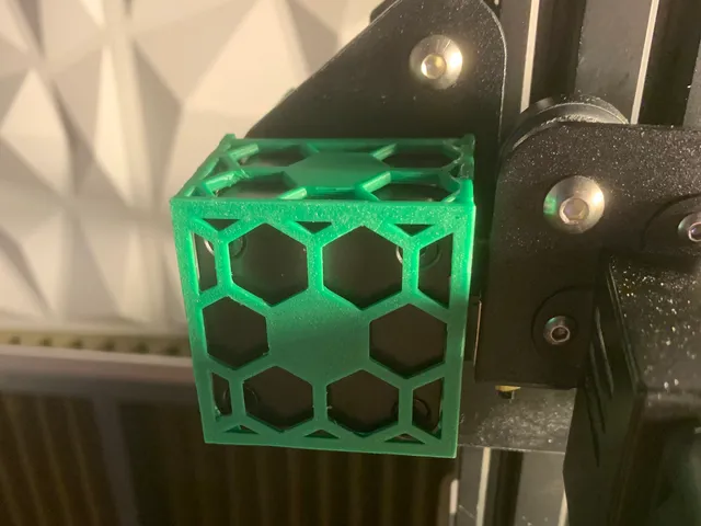 Hexagonal Webbed Stepper Motor Cover