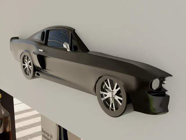 Mustang Shelby GT500 Flat Wall-mounted