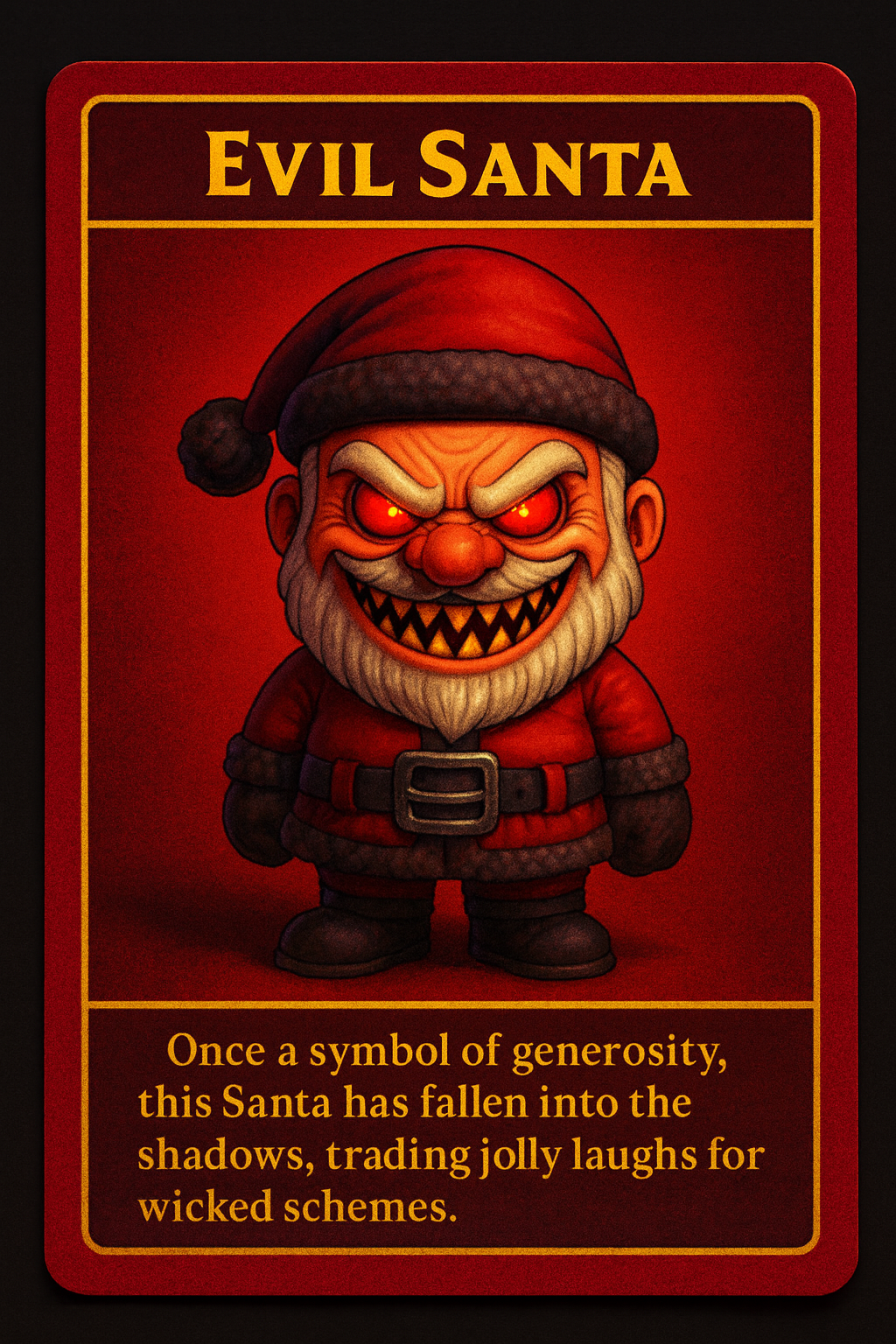 Evil Santa – Grumpy Holiday Goblin Edition